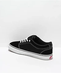 Vans Skate Chukka Low Black & White Suede Shoes