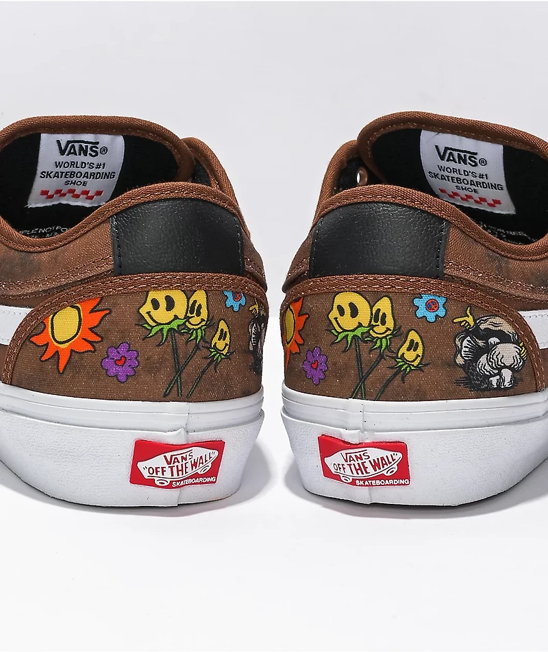 Vans Skate Chukka Low Twisted Positivity Brown Tie Dye Shoes