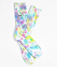 Vans Skate Classics Green & White Tie Dye Crew Socks