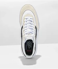 Vans Skate Crocket High White, Black Shoes