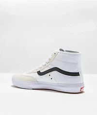 Vans Skate Crocket High White, Black Shoes