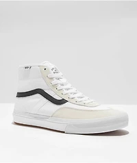 Vans Skate Crocket High White, Black Shoes
