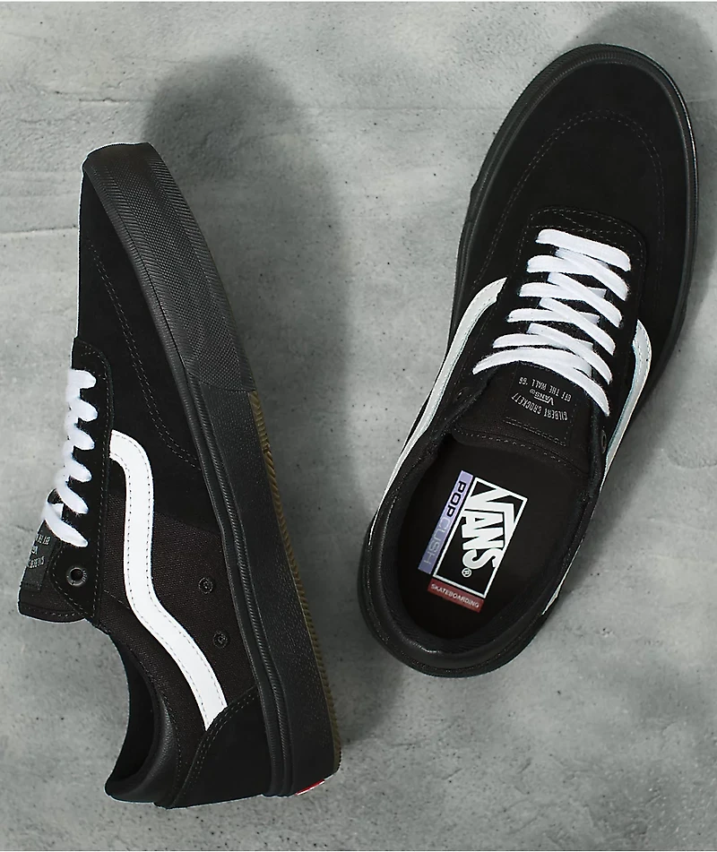 Vans Skate Crockett Blackout Shoes