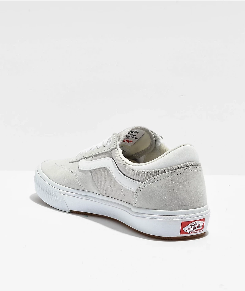 Vans Skate Crockett Grey & White Shoes
