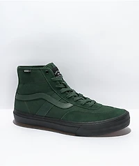 Vans Skate Crockett High Dark Green & Black Shoes