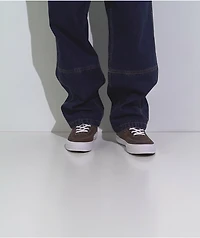 Vans Skate Crockett High Decon Brown & White Shoes