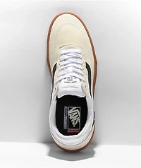 Vans Skate Crockett White & Gum Shoes