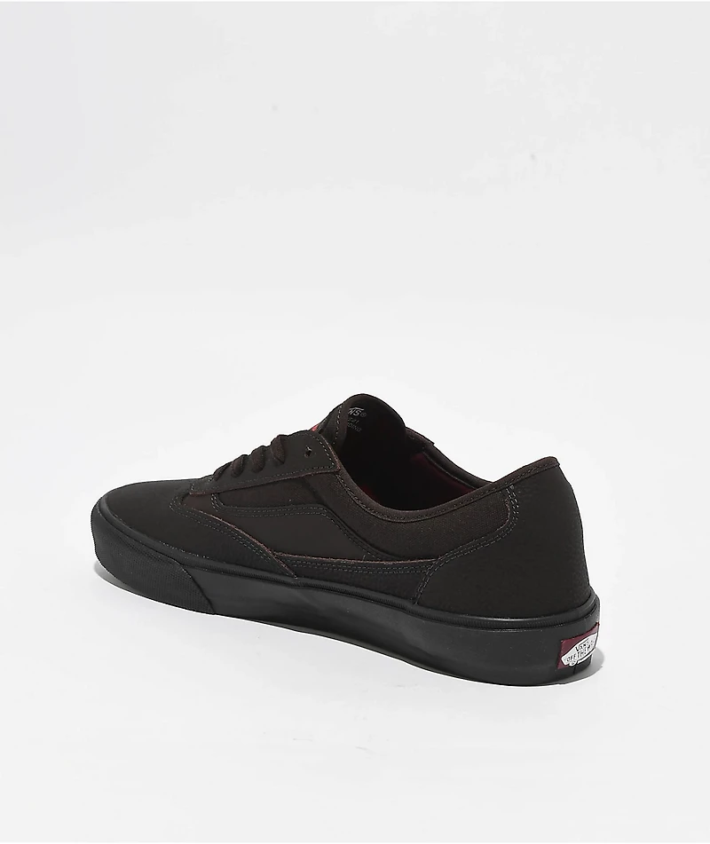 Vans Skate Curren Caples Dark Brown Skate Shoes