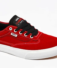 Vans Skate Curren Caples Red & White Skate Shoes