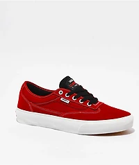 Vans Skate Curren Caples Red & White Skate Shoes