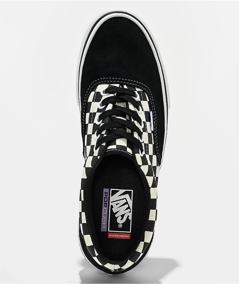 Vans Skate Era Checkerboard & Black Shoes