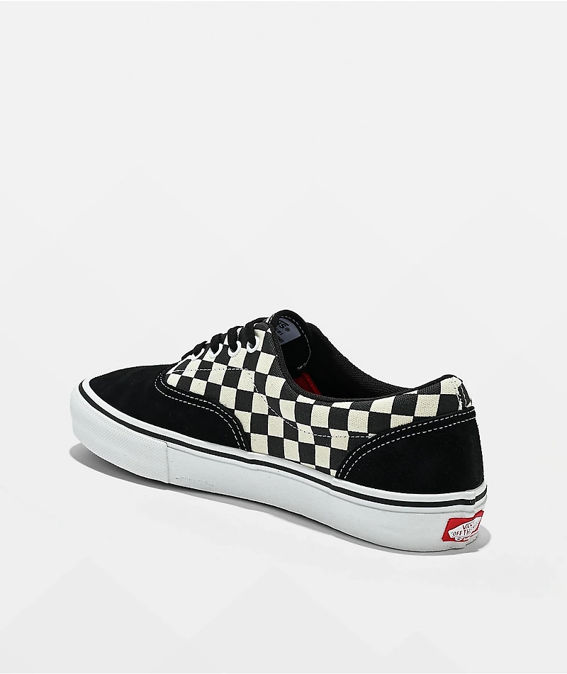 Vans Skate Era Checkerboard & Black Shoes