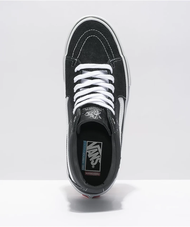 Vans Skate Grosso Sk8-Mid Black & White Shoes