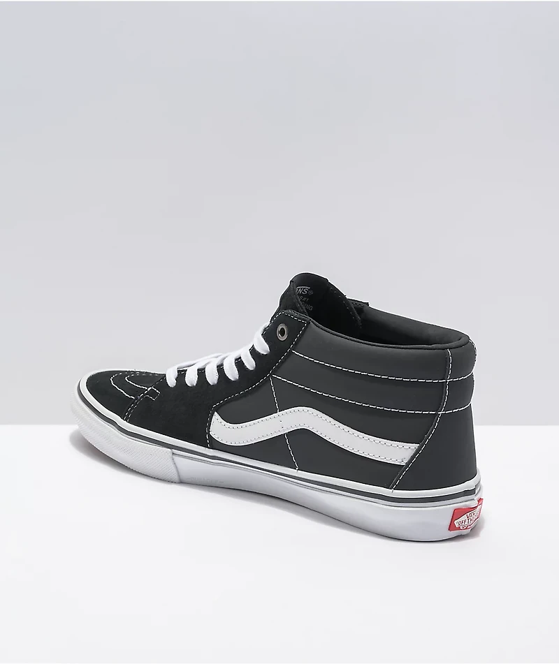 Vans Skate Grosso Sk8-Mid Black & White Shoes