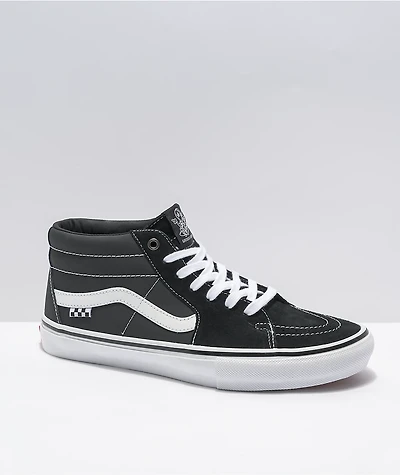 Vans Skate Grosso Sk8-Mid Black & White Shoes