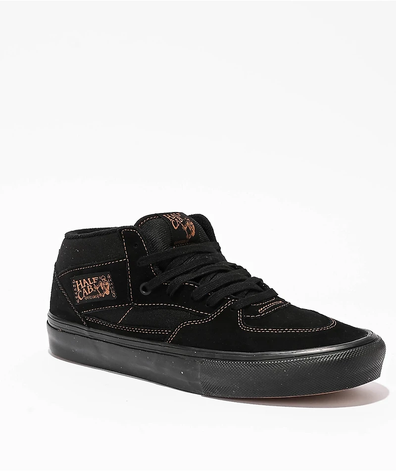 Vans Skate Half Cab Black & Brown Skate Shoes