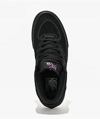 Vans Skate Half Cab Black & Magenta Skate Shoes