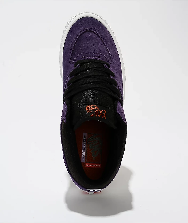 Vans Skate Half Cab Croc Grape Purple Skate Shoes