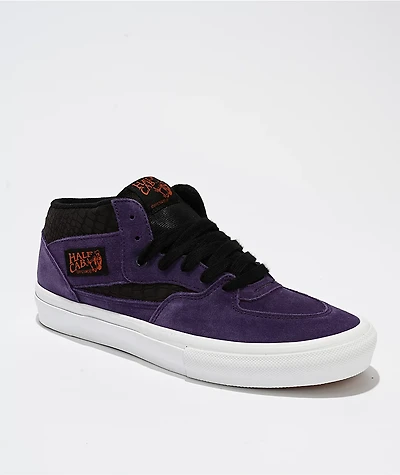 Vans Skate Half Cab Croc Grape Purple Skate Shoes