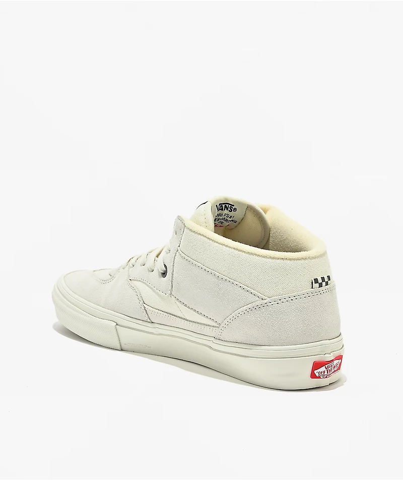 Vans Skate Half Cab Marshmallow White Skate Shoes