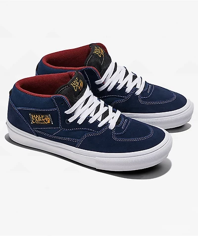 Vans Skate Half Cab Navy & Burgandy Shoes
