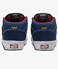 Vans Skate Half Cab Navy & Burgandy Shoes