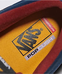 Vans Skate Half Cab Navy & Burgandy Shoes