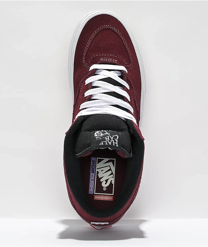 Vans Skate Half Cab Port Royale Maroon Shoes