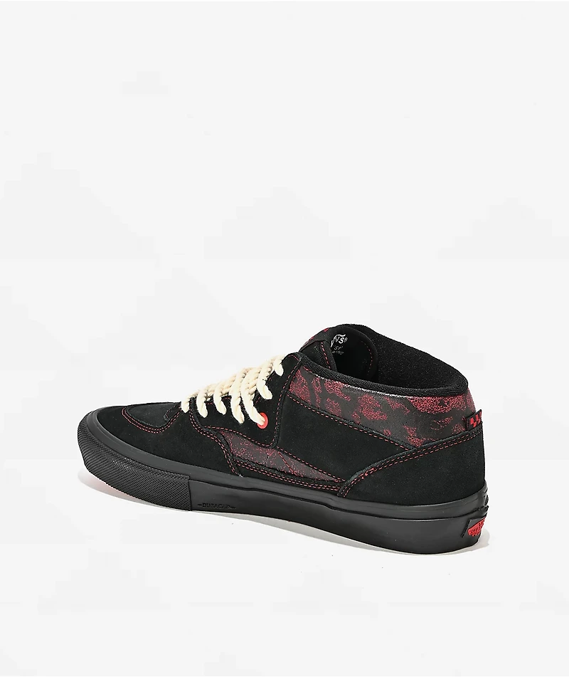 Vans Skate Half Cab Saw Red & Black Skate Shoes