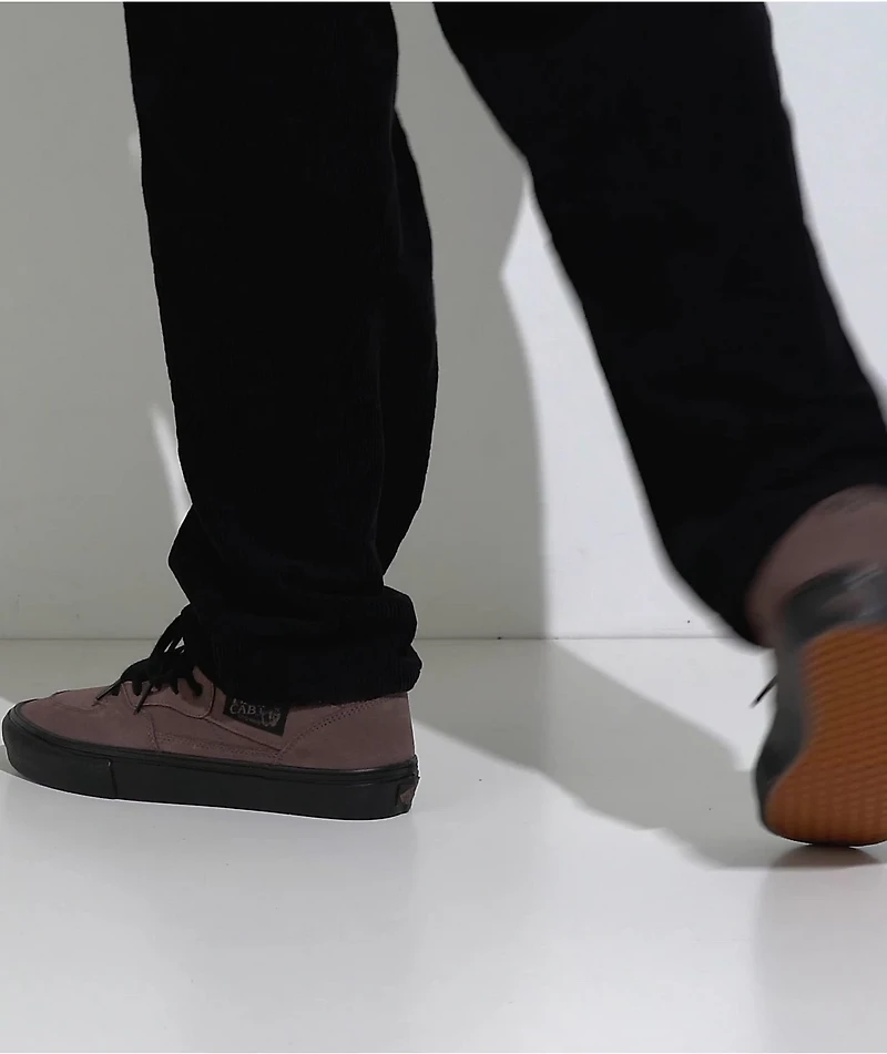 Vans Skate Half Cab Taupe & Black Shoes