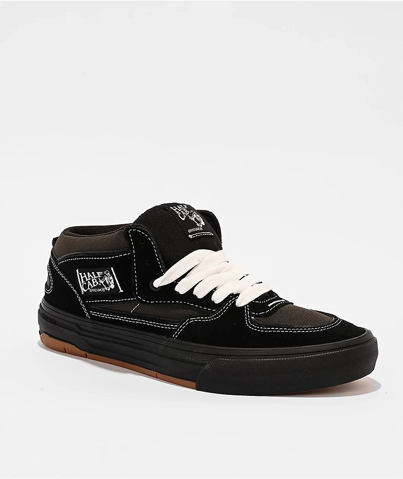 Vans Skate Half Cab Wafflecup Black Skate Shoes