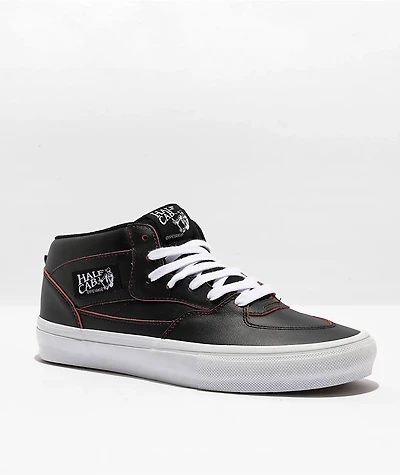 Vans Skate Half Cab Wearaway Black & Orange Leather Shoes
