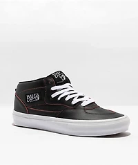 Vans Skate Half Cab Wearaway Black & Orange Leather Shoes