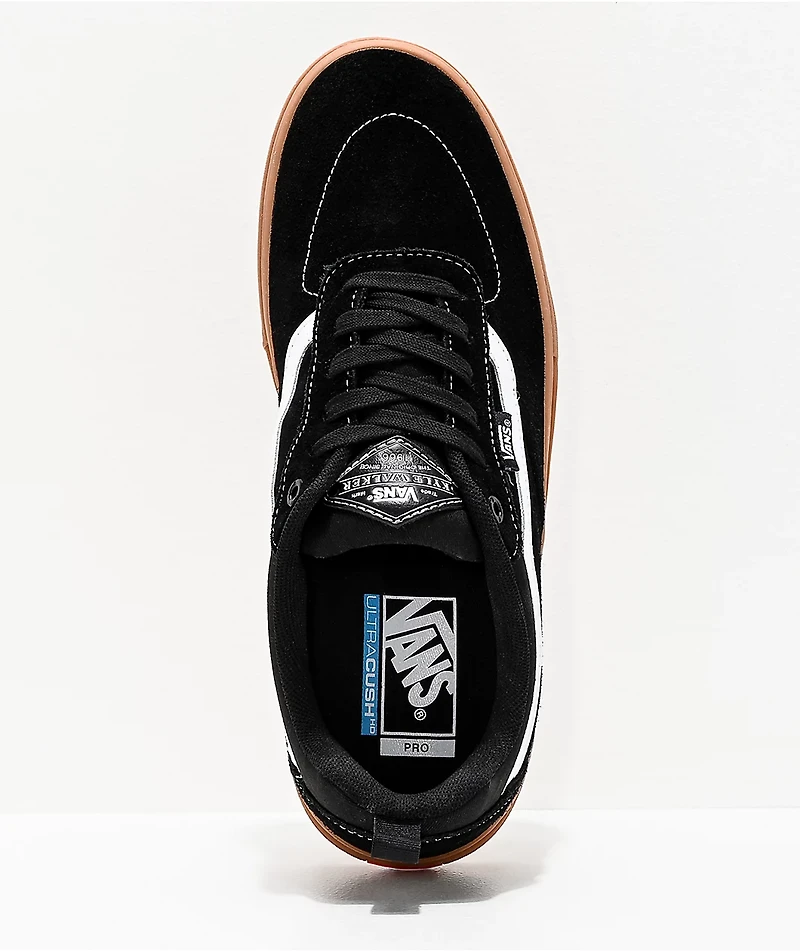 Vans Skate Kyle Walker Black, White & Gum Shoes