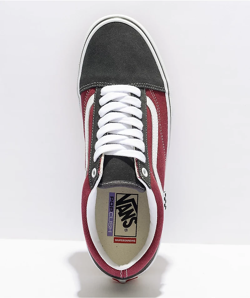 Vans Skate Old Skool Asphalt & Pomegranate Shoes