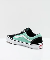 Vans Skate Old Skool Black, Jade & White Shoes