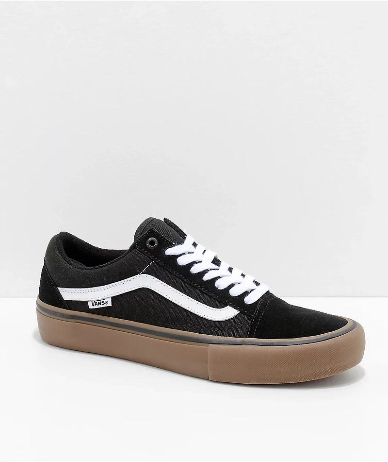 Vans Skate Old Skool Black, White & Gum Shoes