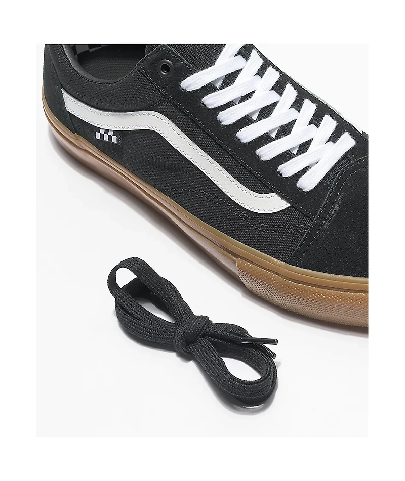 Vans Skate Old Skool Black, White & Gum Shoes