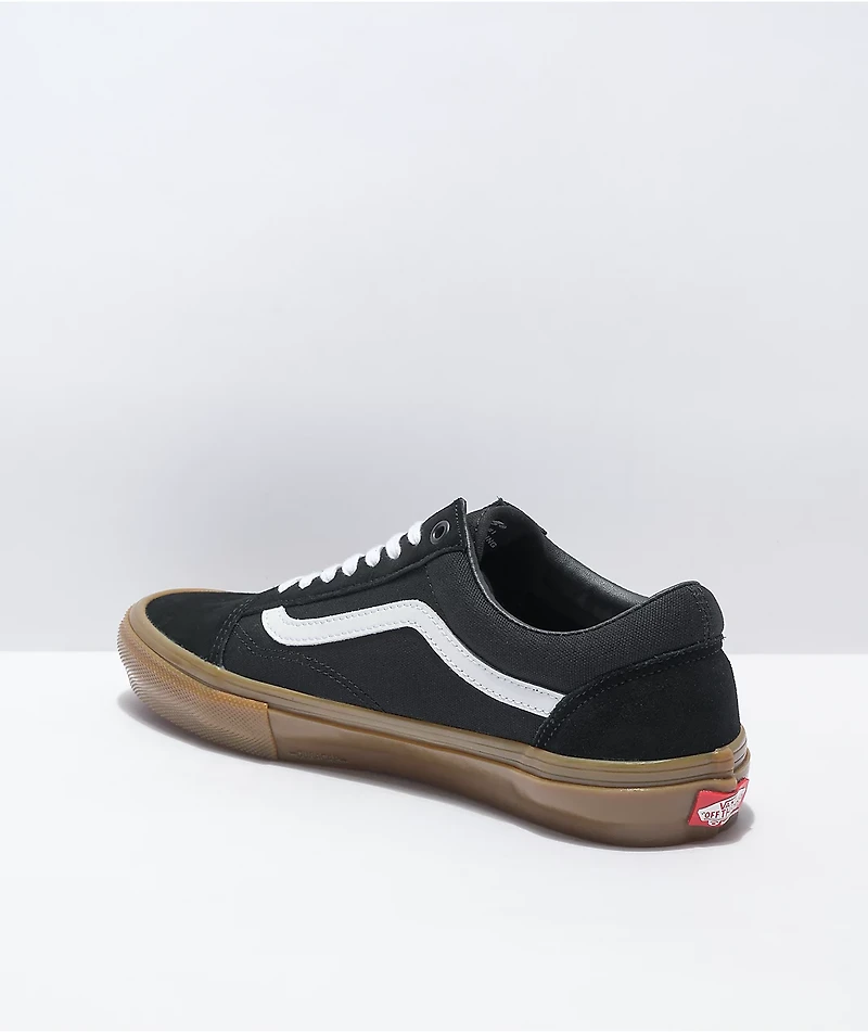 Vans Skate Old Skool Black, White & Gum Shoes