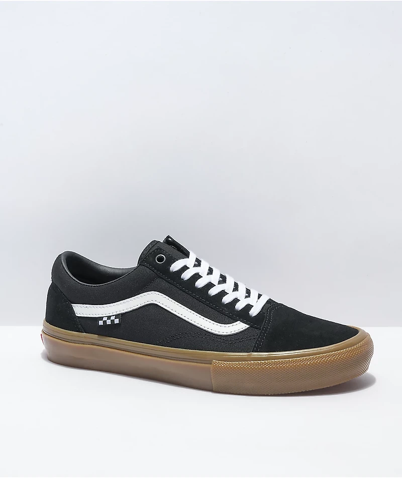 Vans Skate Old Skool Black, White & Gum Shoes