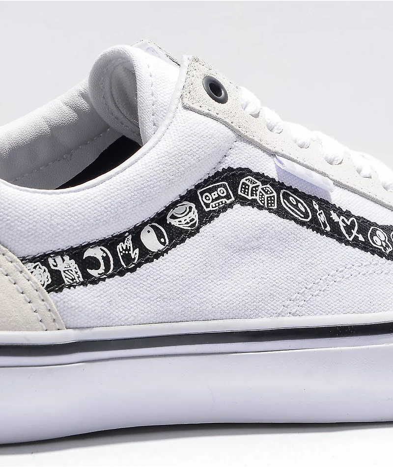 Vans Skate Old Skool Doodle White & Black Shoes