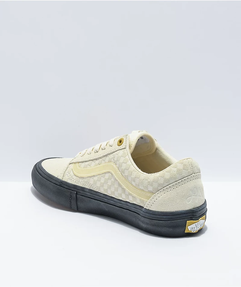Vans Skate Old Skool Lizzie Antique White & Black Shoes