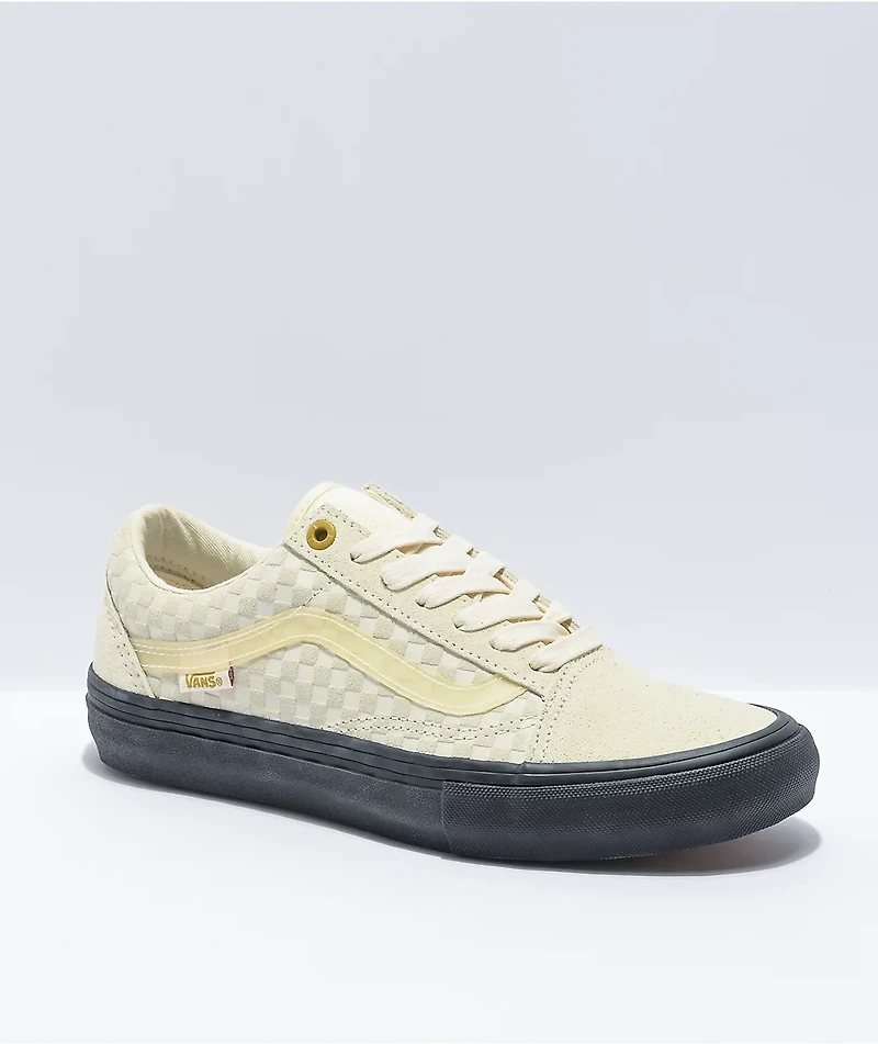 Vans Skate Old Skool Lizzie Antique White & Black Shoes