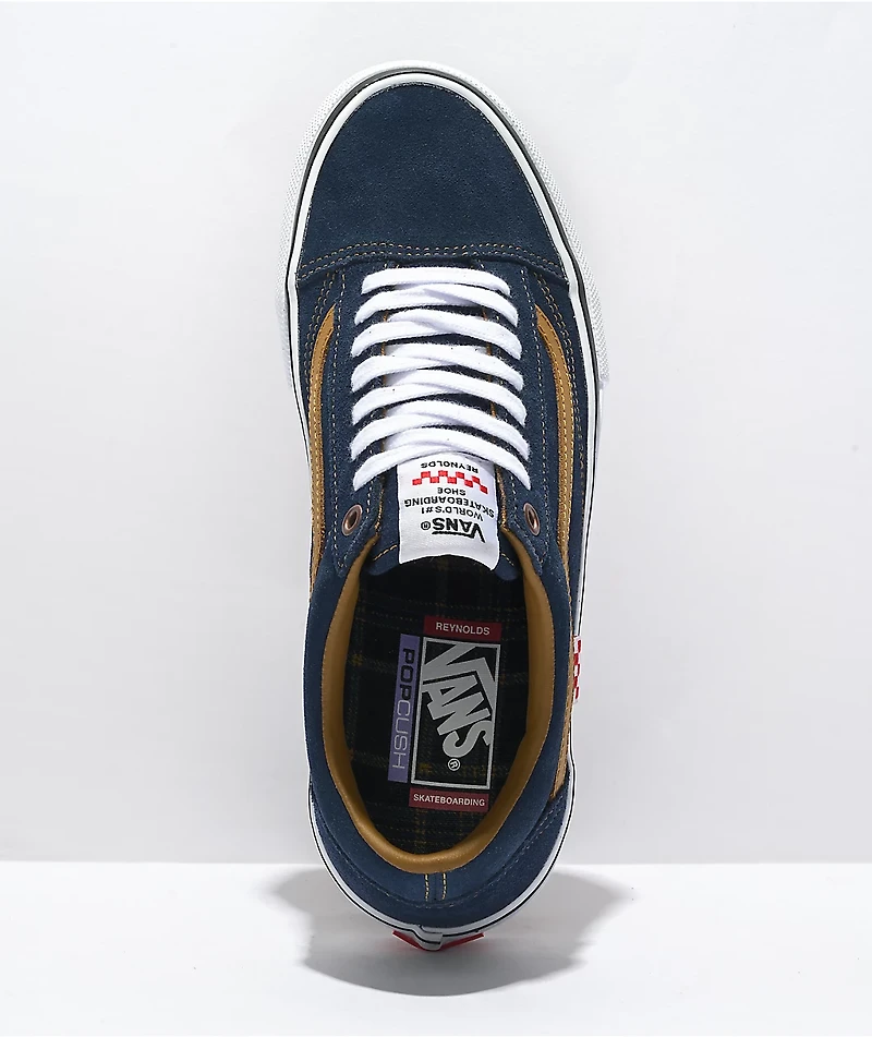 Vans Skate Old Skool Reynolds Navy & Golden Brown Shoes