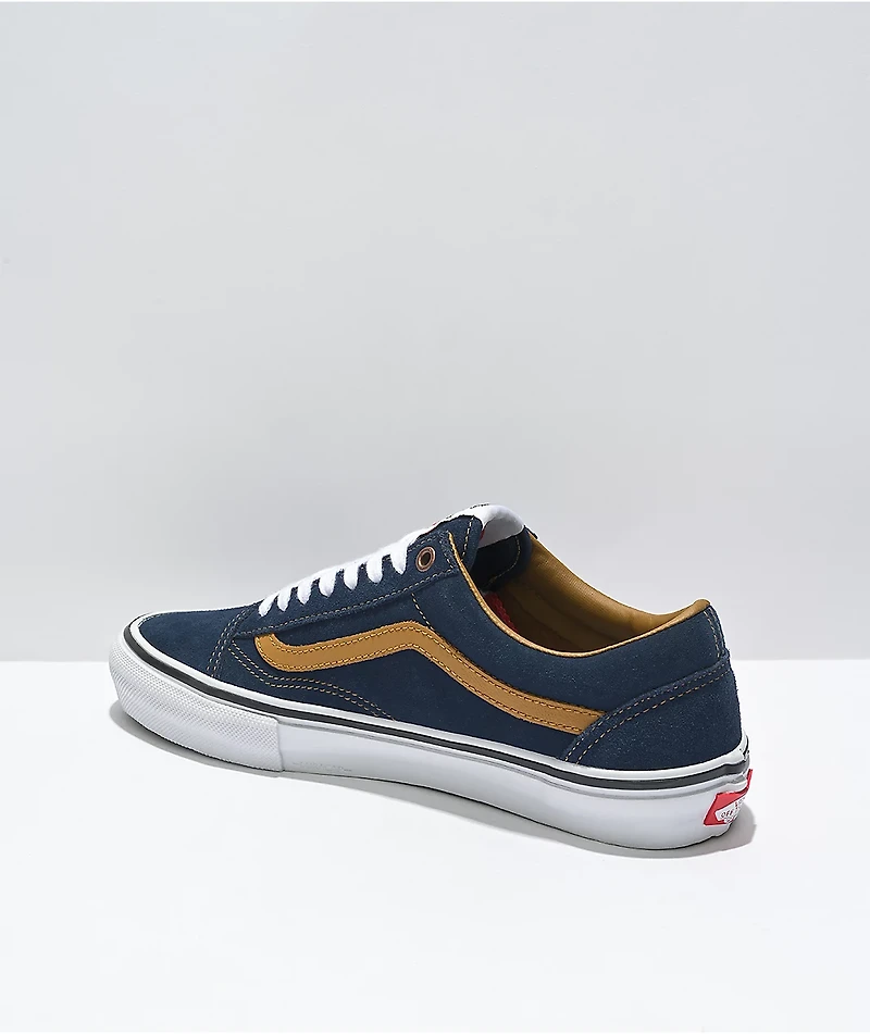 Vans Skate Old Skool Reynolds Navy & Golden Brown Shoes
