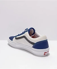 Vans Skate Old Skool Sport Leather True Blue & White Shoes