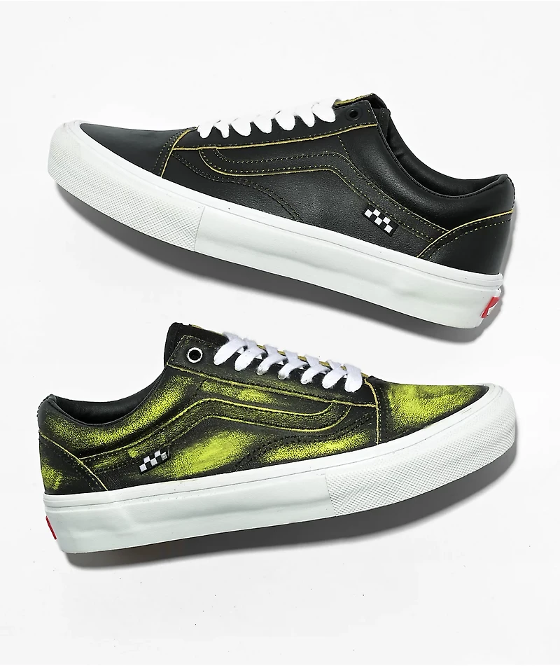 Vans Skate Old Skool Wearaway Black & Lime Shoes