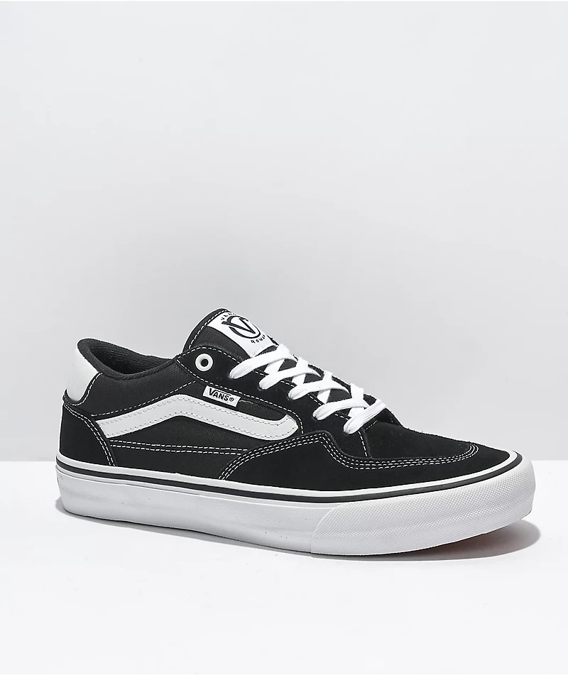 Vans Skate Rowan Black & True White Shoes