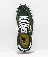 Vans Skate Rowan Dark Green & Yellow Shoes
