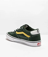 Vans Skate Rowan Dark Green & Yellow Shoes